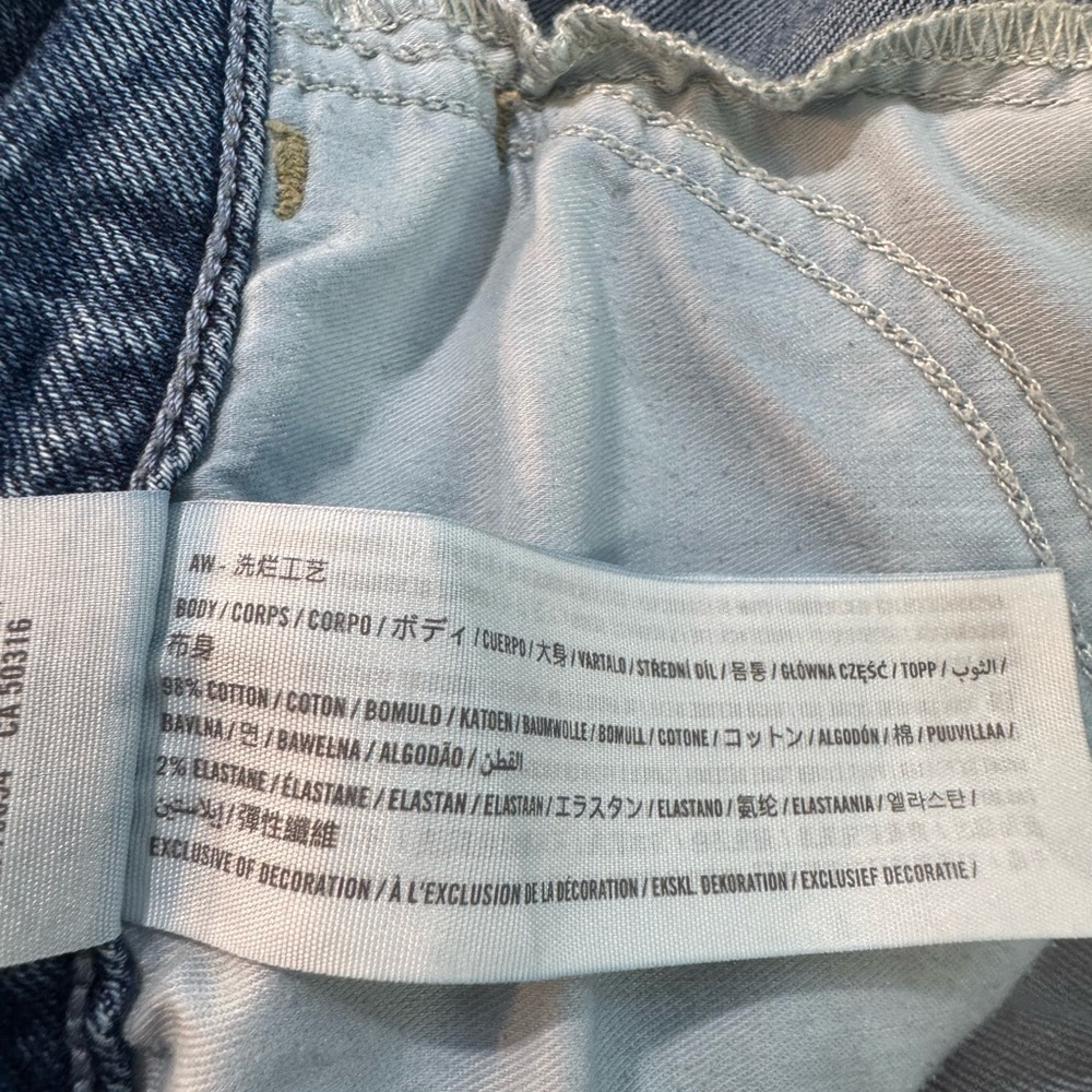 Hollister Jeans Women’s size 15R curvy ultra high rise vintage straight - Picture 9 of 9